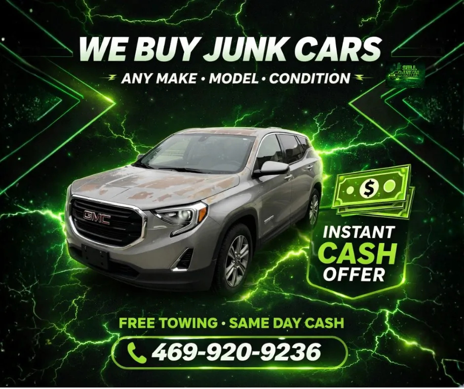 Top Cash Offers for Junk Cars in Dallas TX | Sell Junk Car Dallas