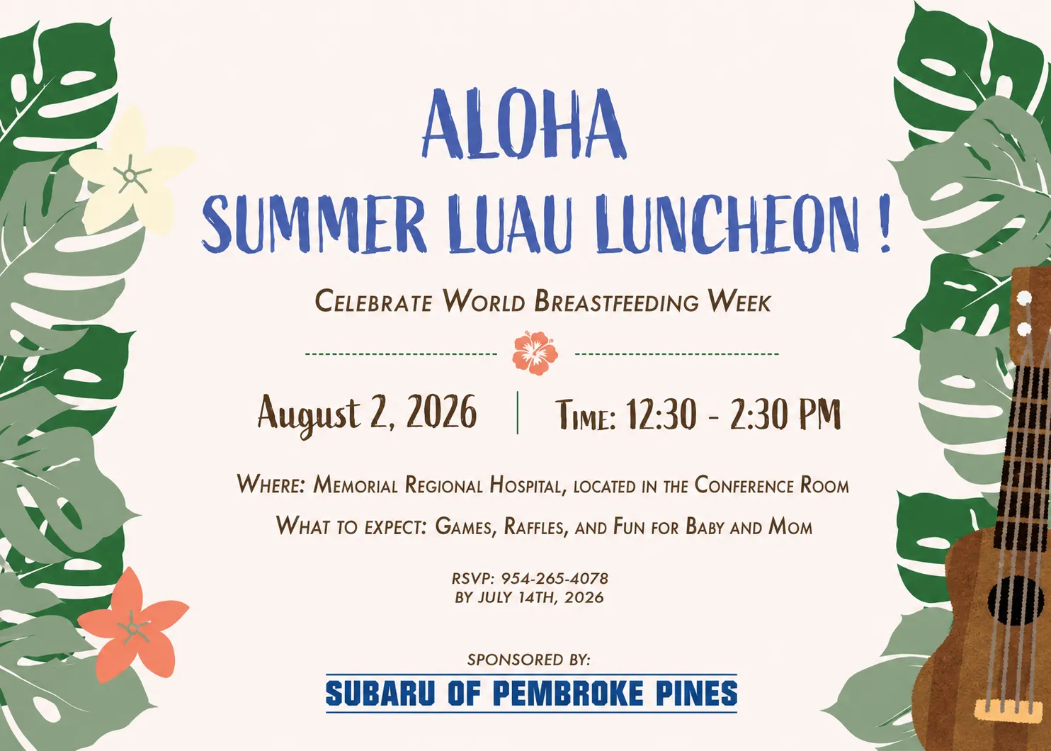 Luau Flyer