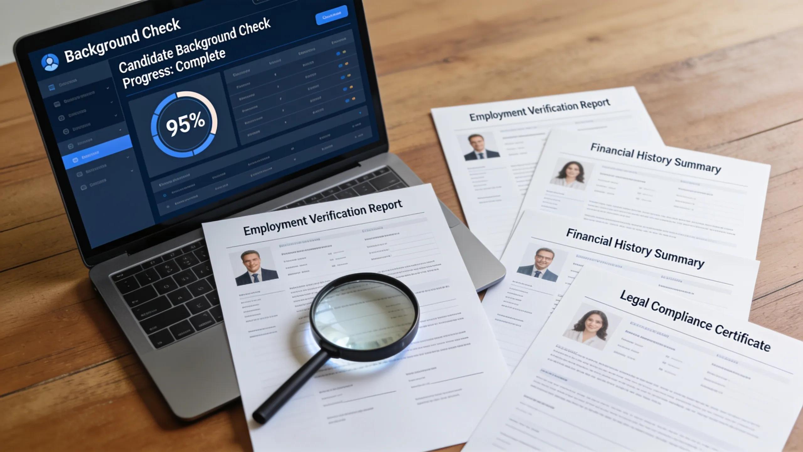 Thorough corporate background checks being conducted on executive candidates' resumes