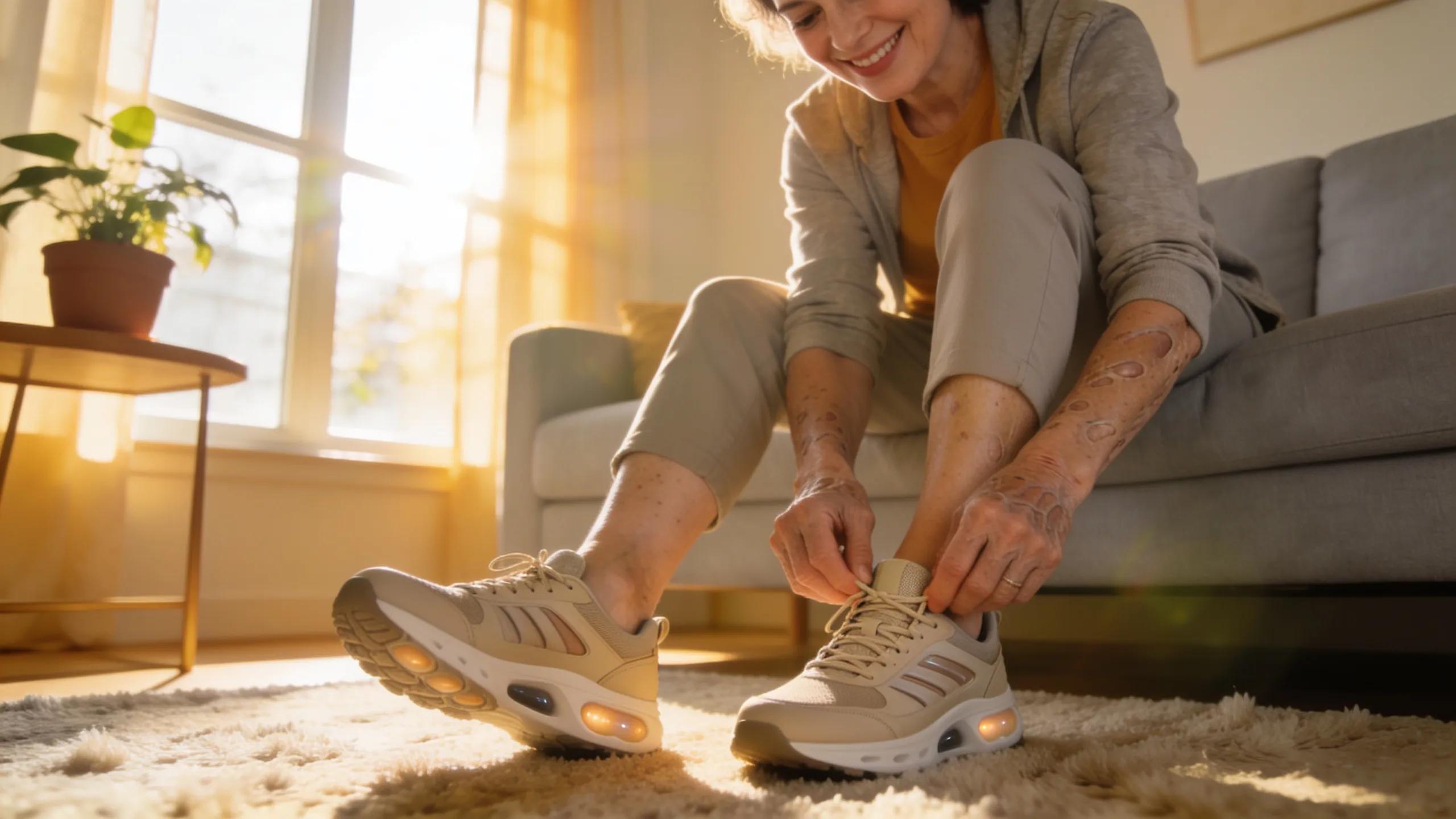 Lightweight shoes for arthritis showcasing comfort and style