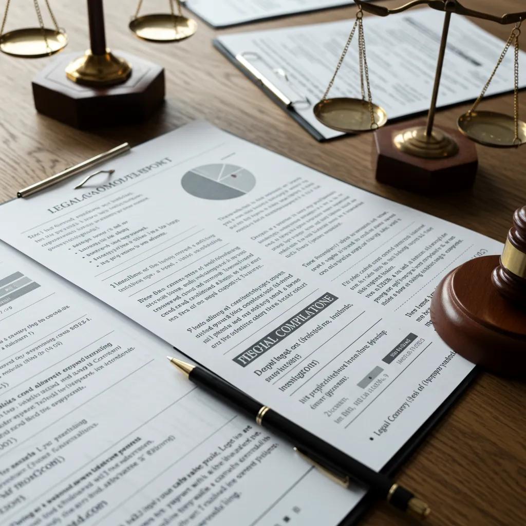 Confidential report emphasizing legal compliance in people tracing investigations