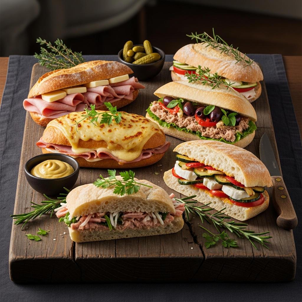 Gourmet French Sandwiches