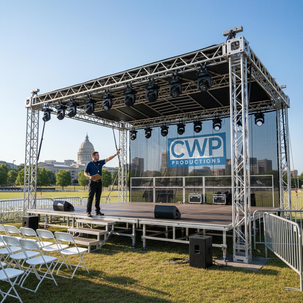 Professional Mobile Staging Rentals in Central Arkansas