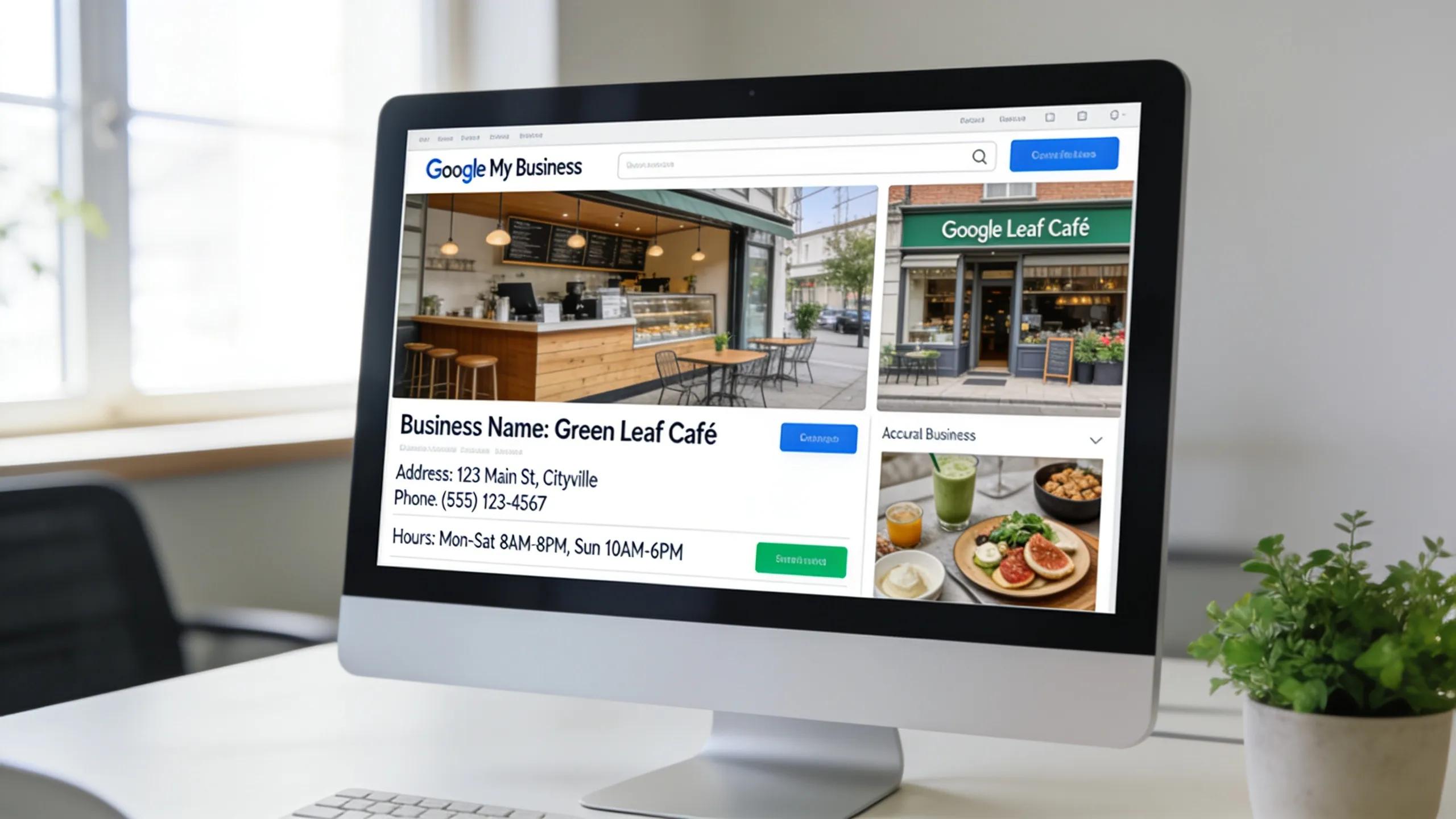 High-quality Google My Business listing showcasing local business features and visual appeal