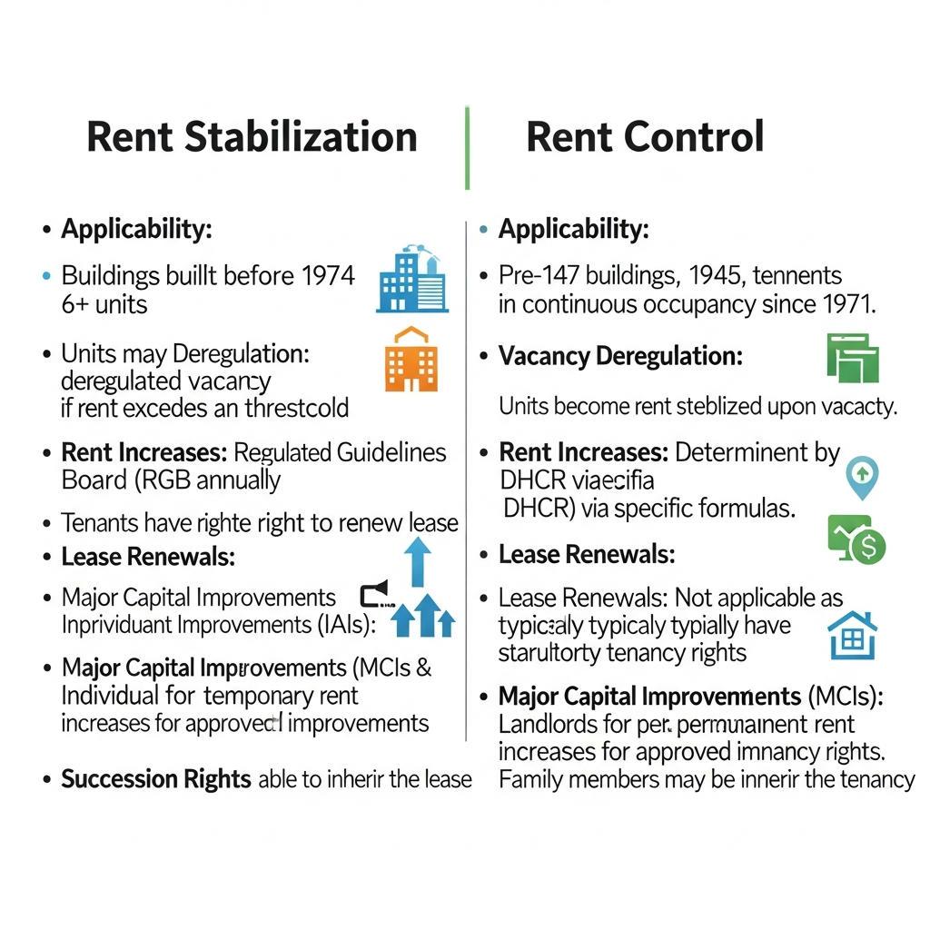 Difference Between Rent Stabilization and Rent Control