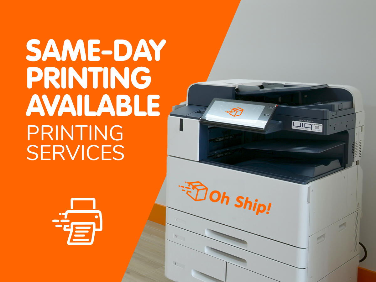 Printing, Scanning, Passport Photos, and Document Services