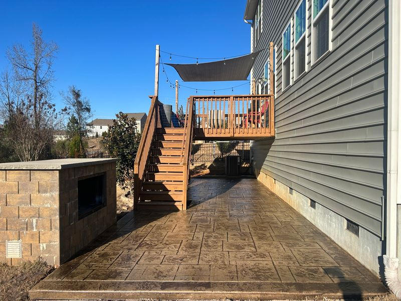 Decorative and Stamped Concrete Patios and Walkways