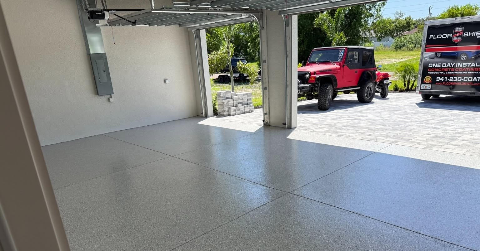 Durable Garage Floor Coatings for Port Charlotte Properties