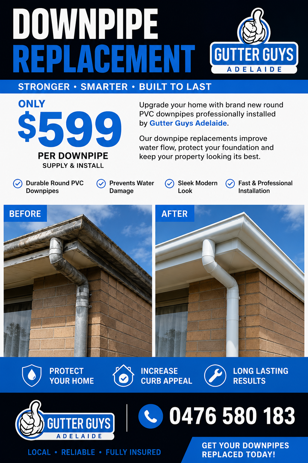 Adelaide Gutter Cleaning & Replacement Services You Can Trust