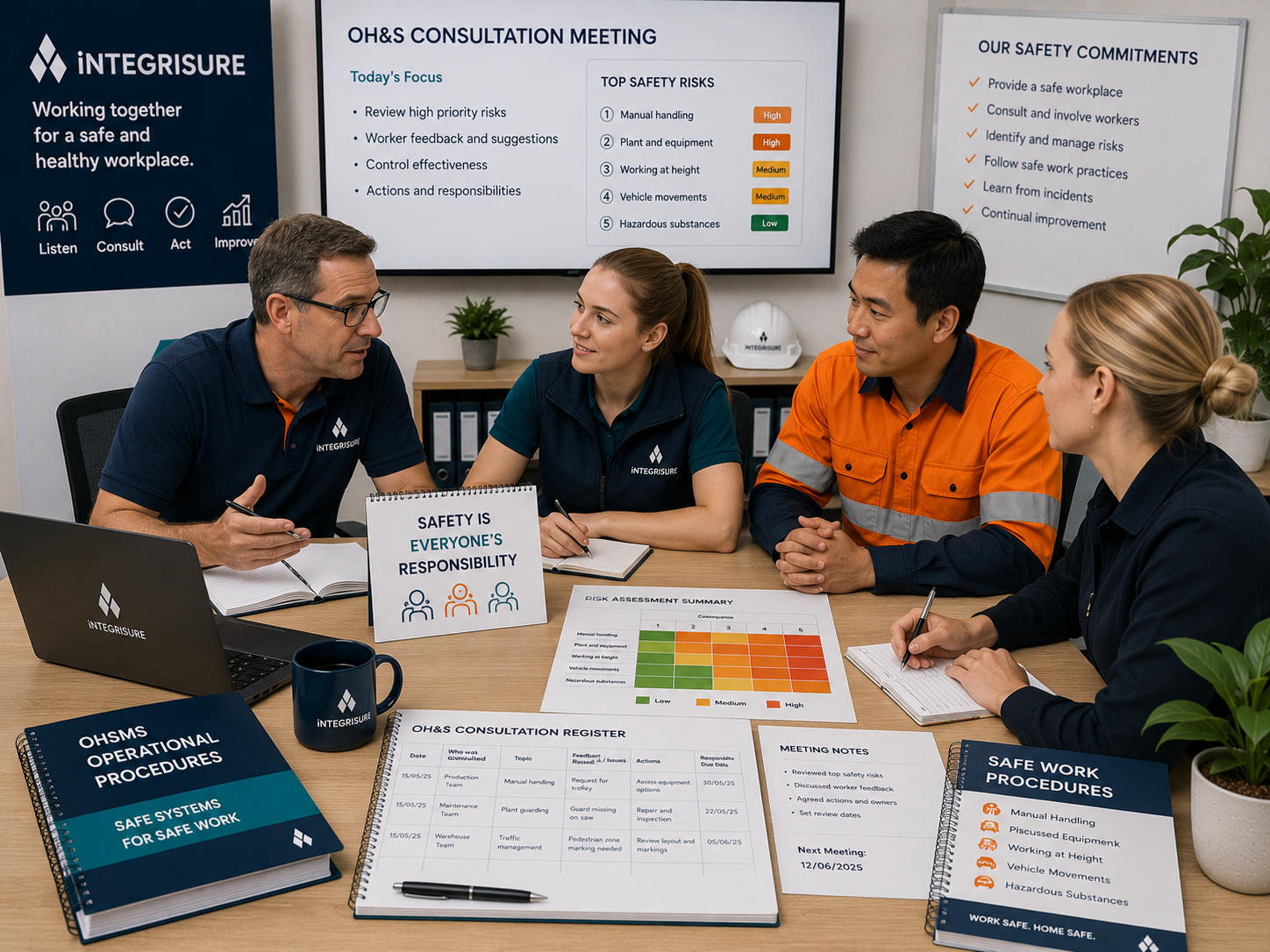 Establish Leadership Commitment and Worker Participation
