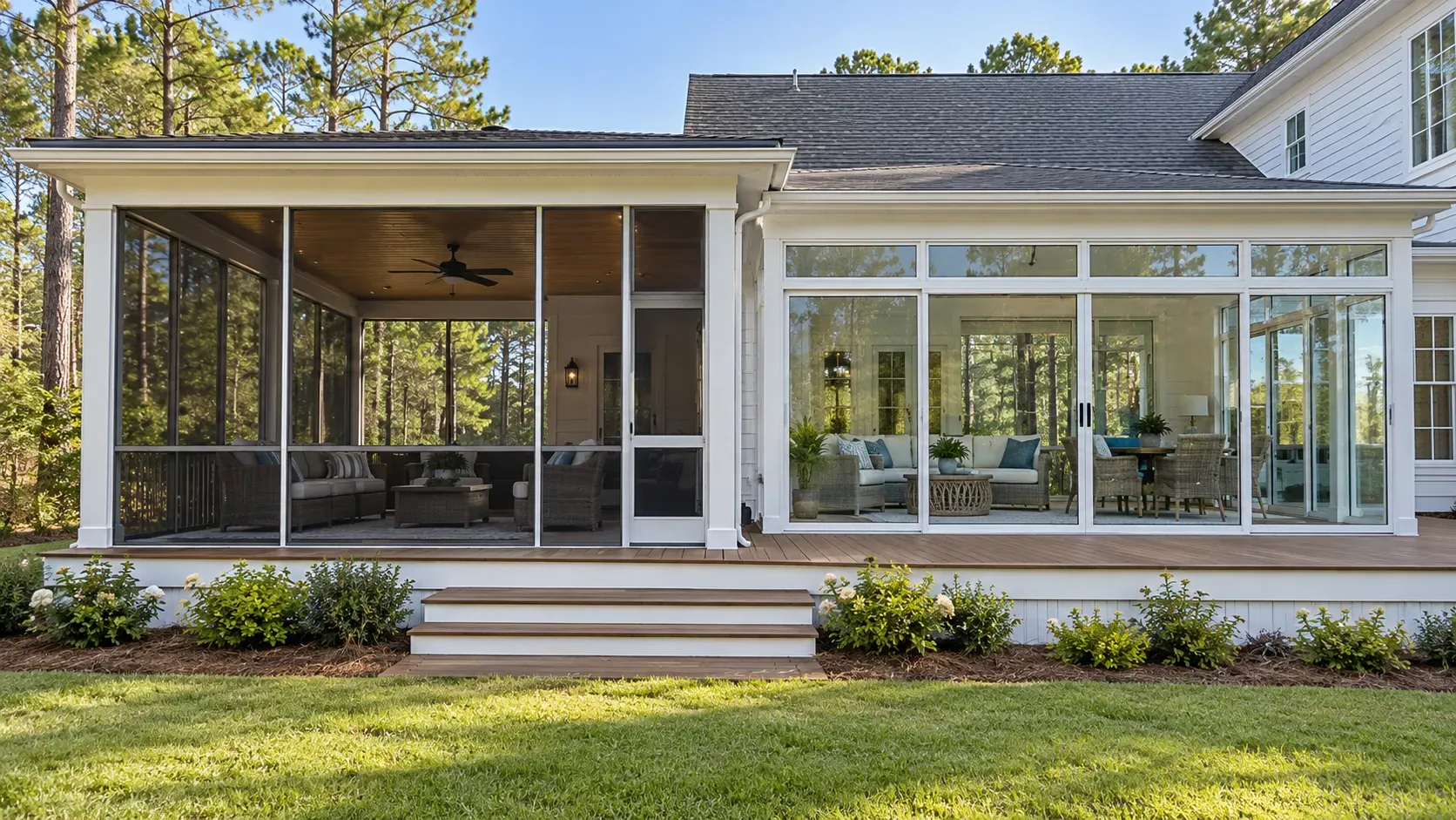 Screened porch vs. three-season room