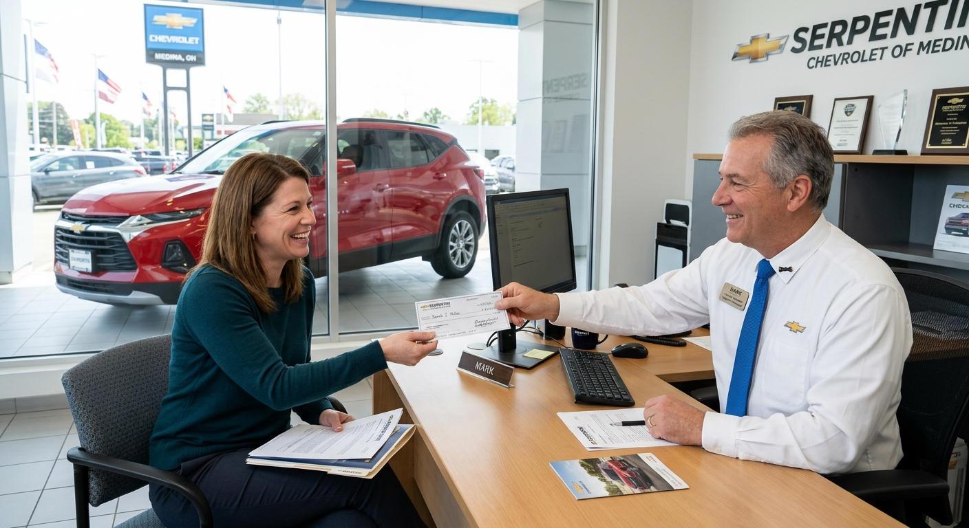 Choose Between Immediate Cash Payment or a Vehicle Trade-In
