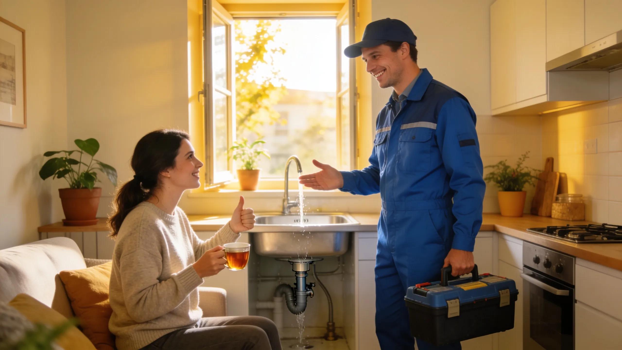 Property manager inspecting a multifamily unit during a maintenance check