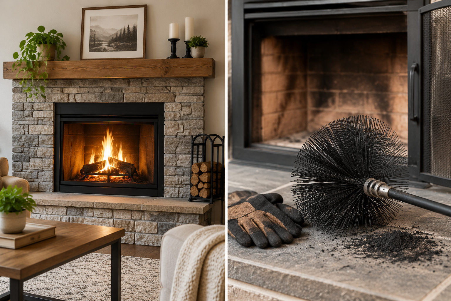 Detailed Fireplace Errand