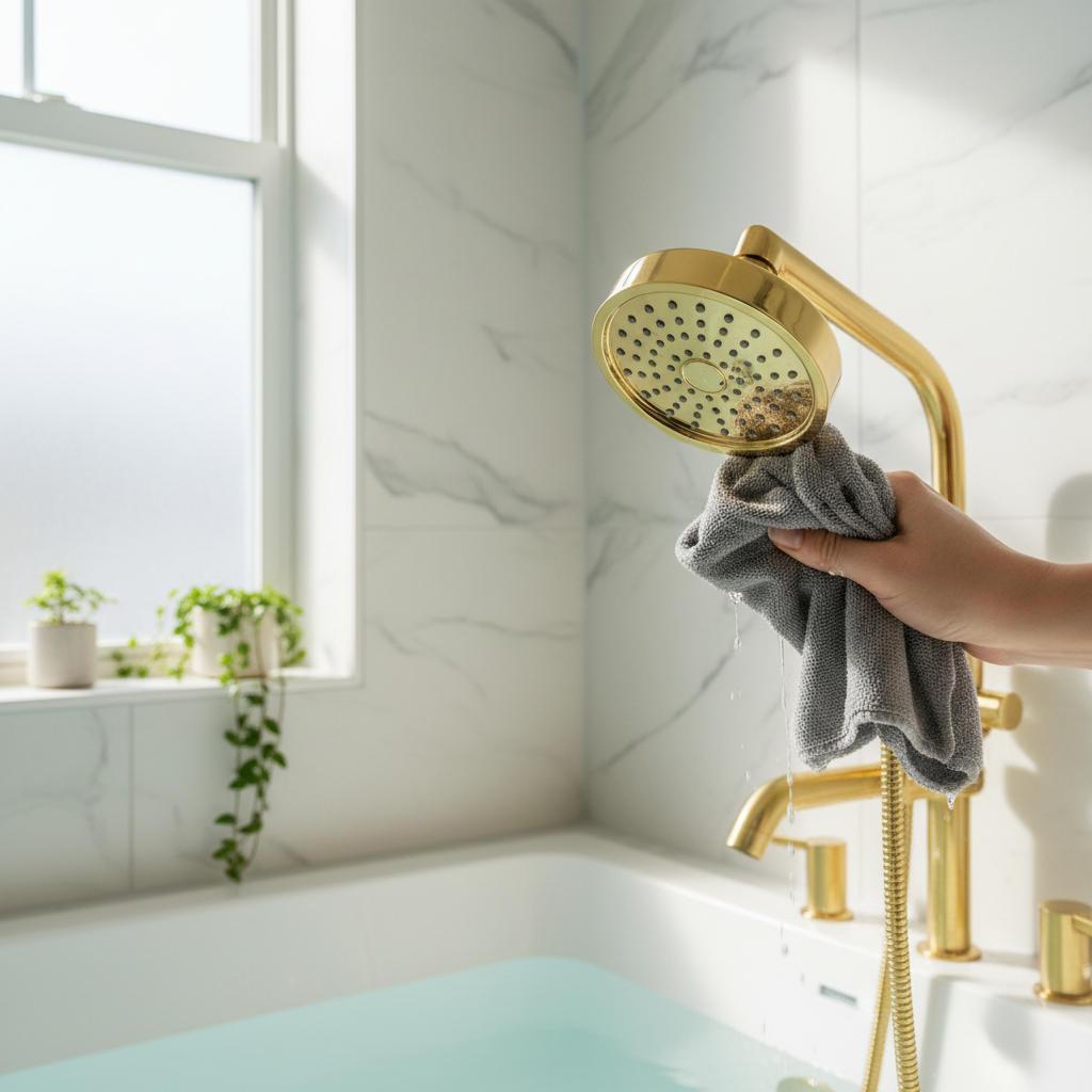 Maintaining Your Gold Shower Head