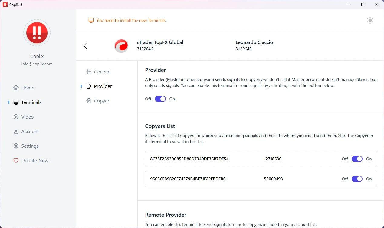 How to Configure a Local Trade Copier Correctly