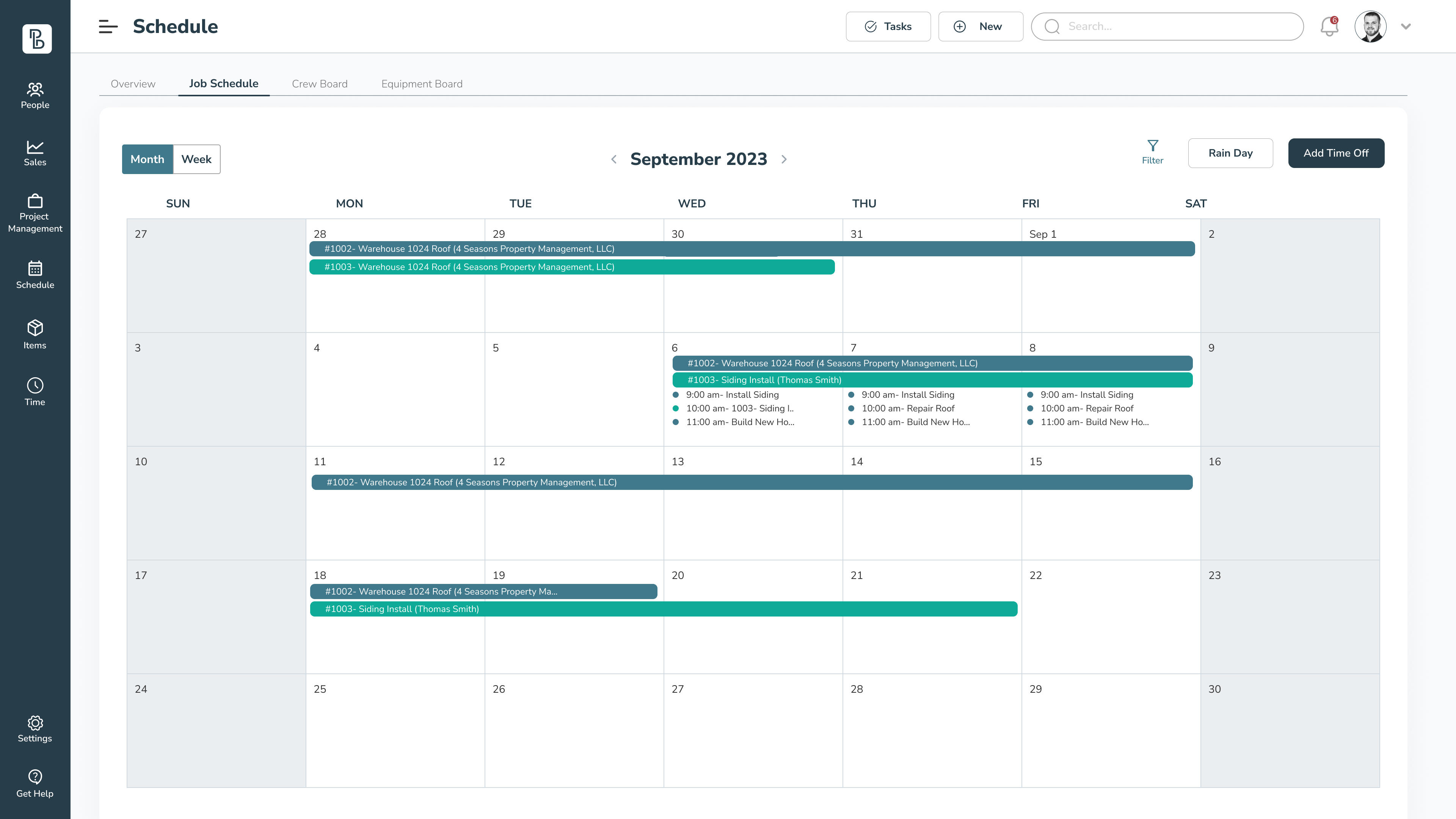 Seamless Scheduling and Job Site Coordination