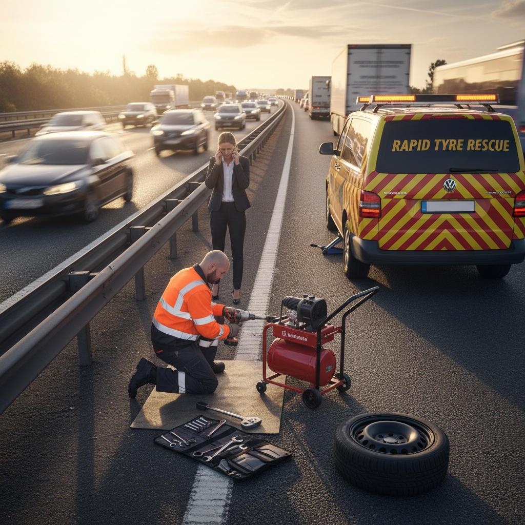On-the-Spot Emergency Tyre Fitters Ready to Help