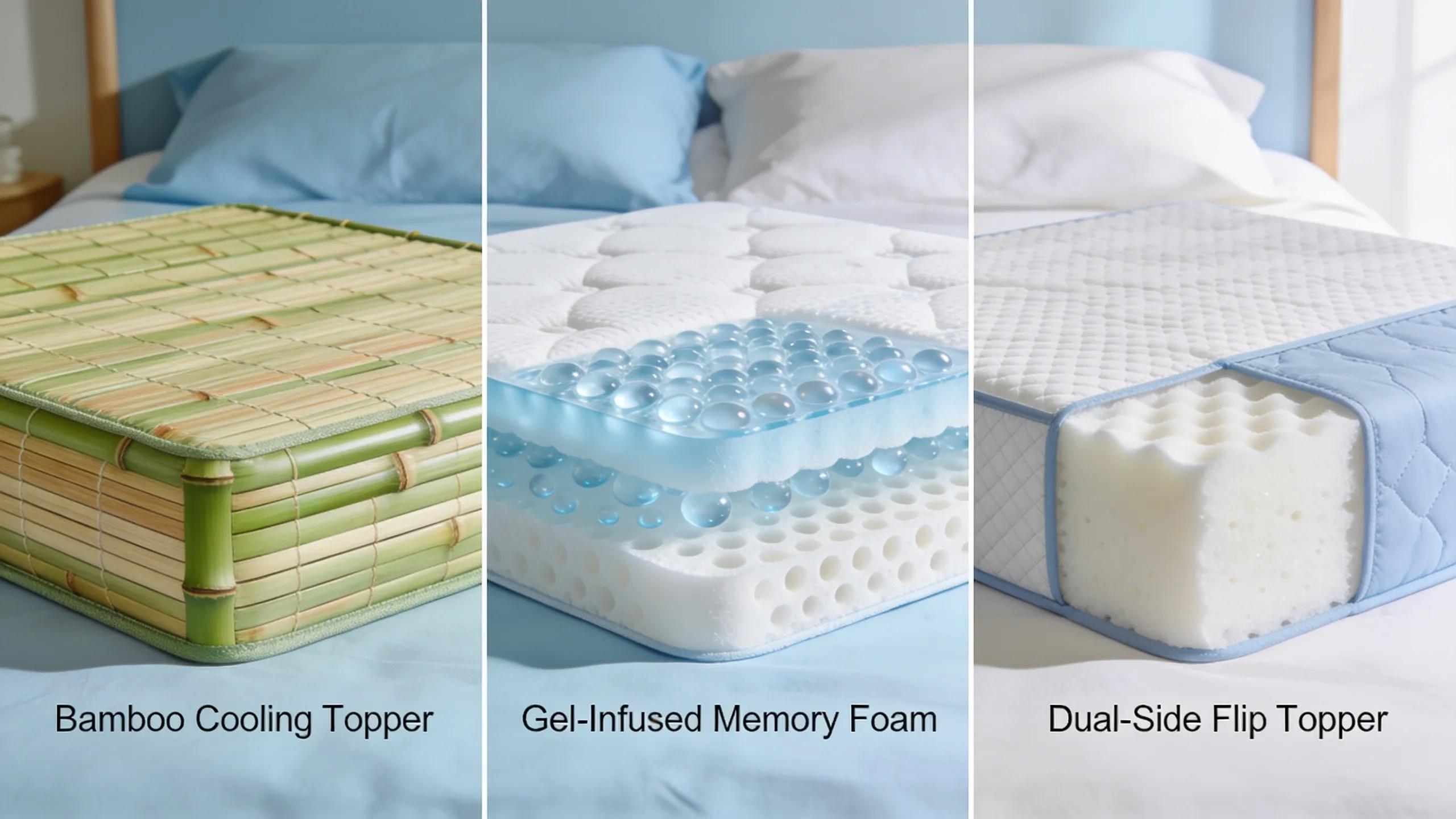 Three recommended cooling mattress toppers for hot sleepers