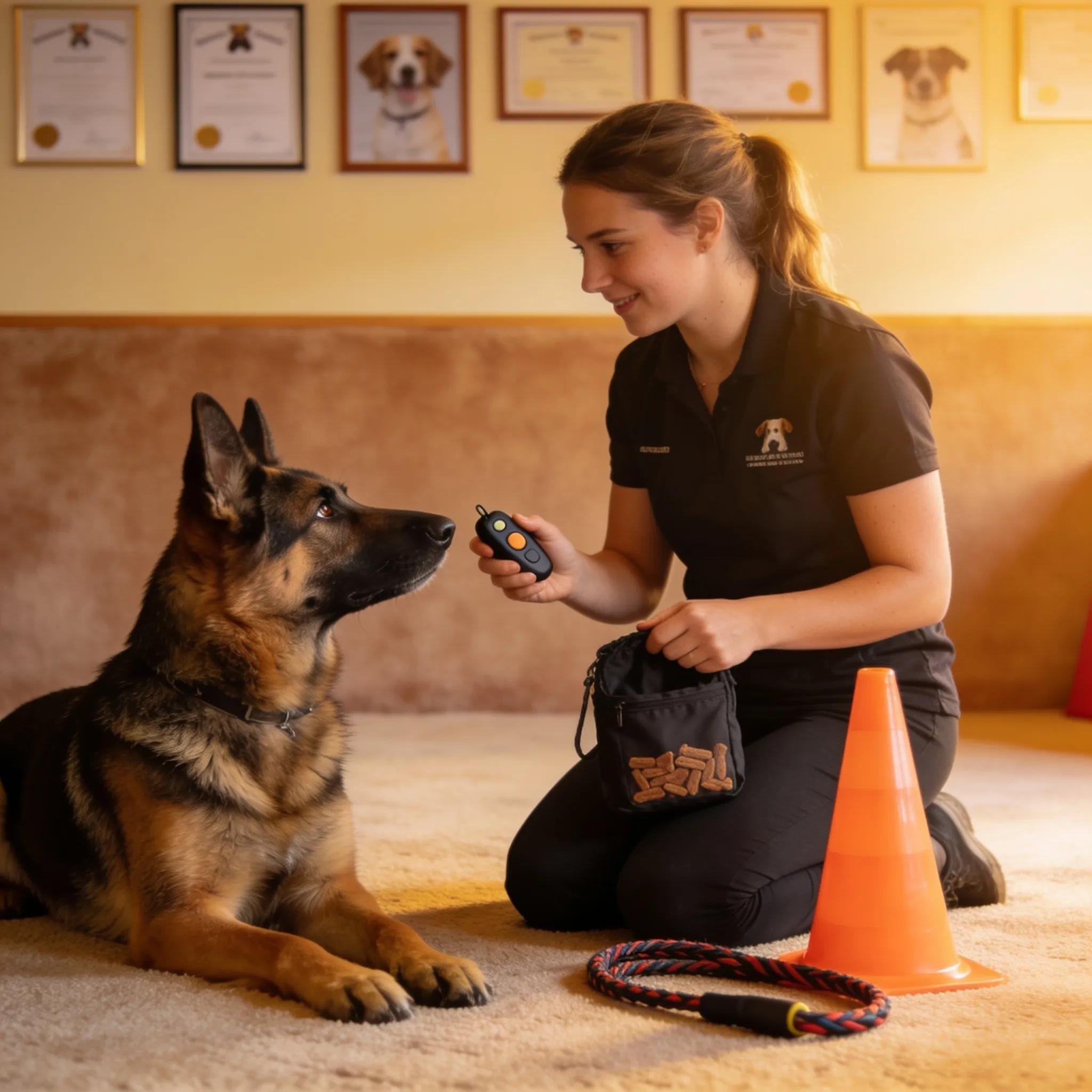 Local trainer personalizing techniques for a German Shepherd to enhance training effectiveness and owner relationship