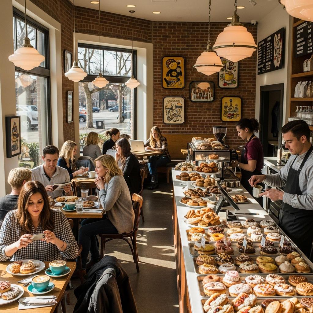 Breakfast Delights and Gourmet Coffee Selections