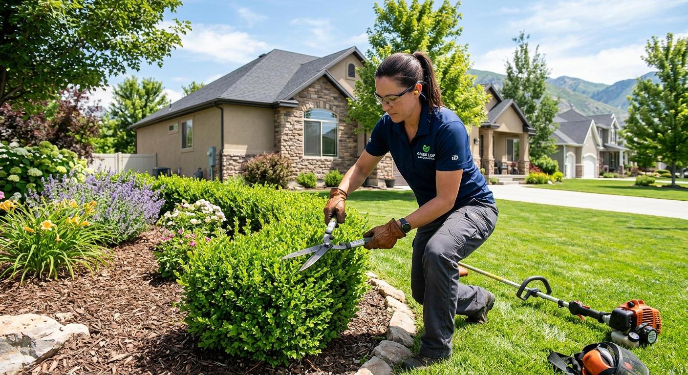 Shrub Trimming, Garden Beds, and Planting Services