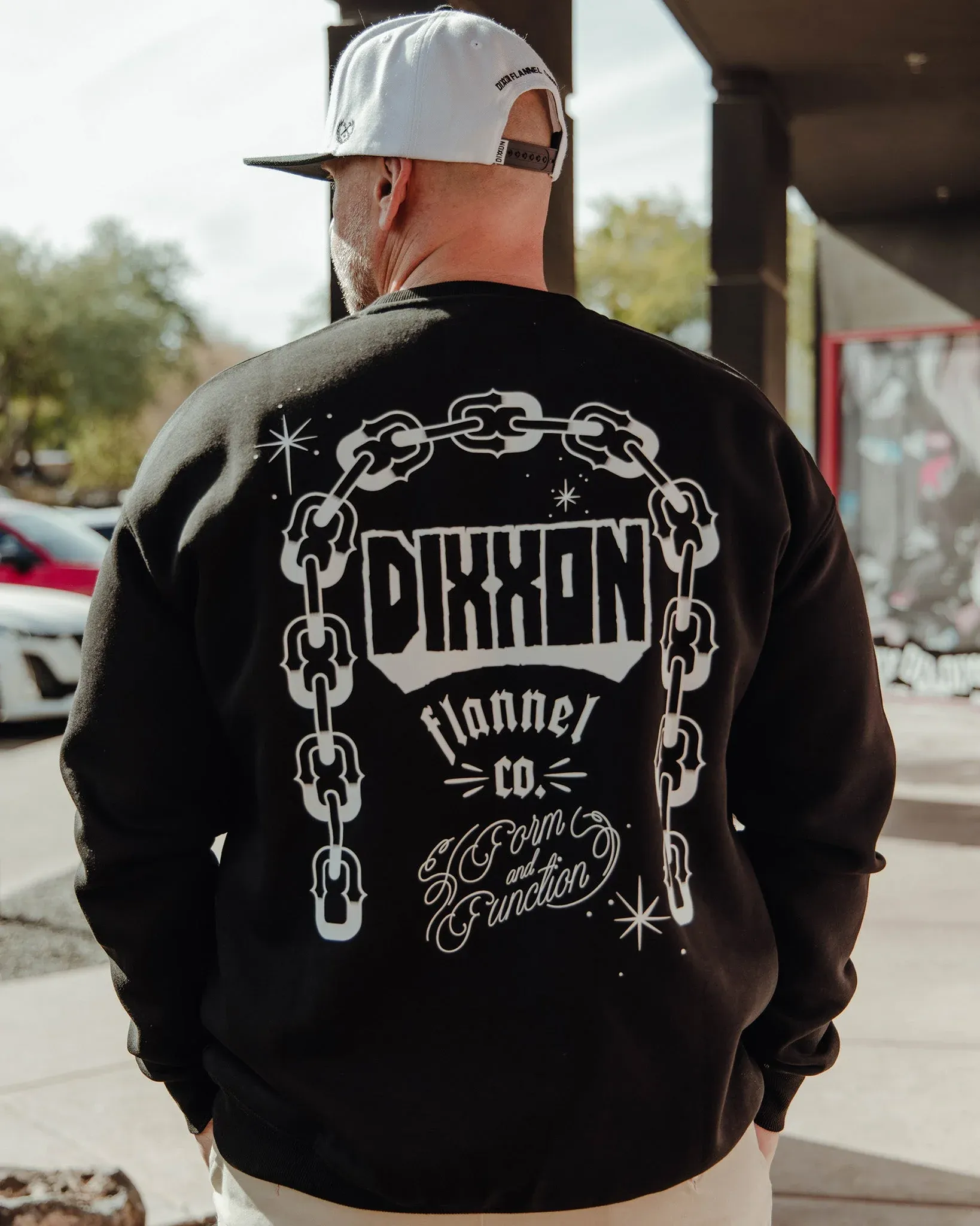 White Westside Crewneck Sweatshirt - Black