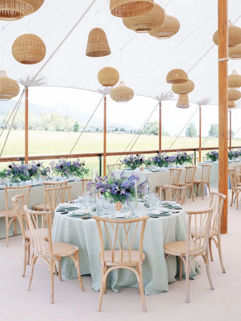 Luxury Century tent with natural ventilation for outdoor summer celebrations