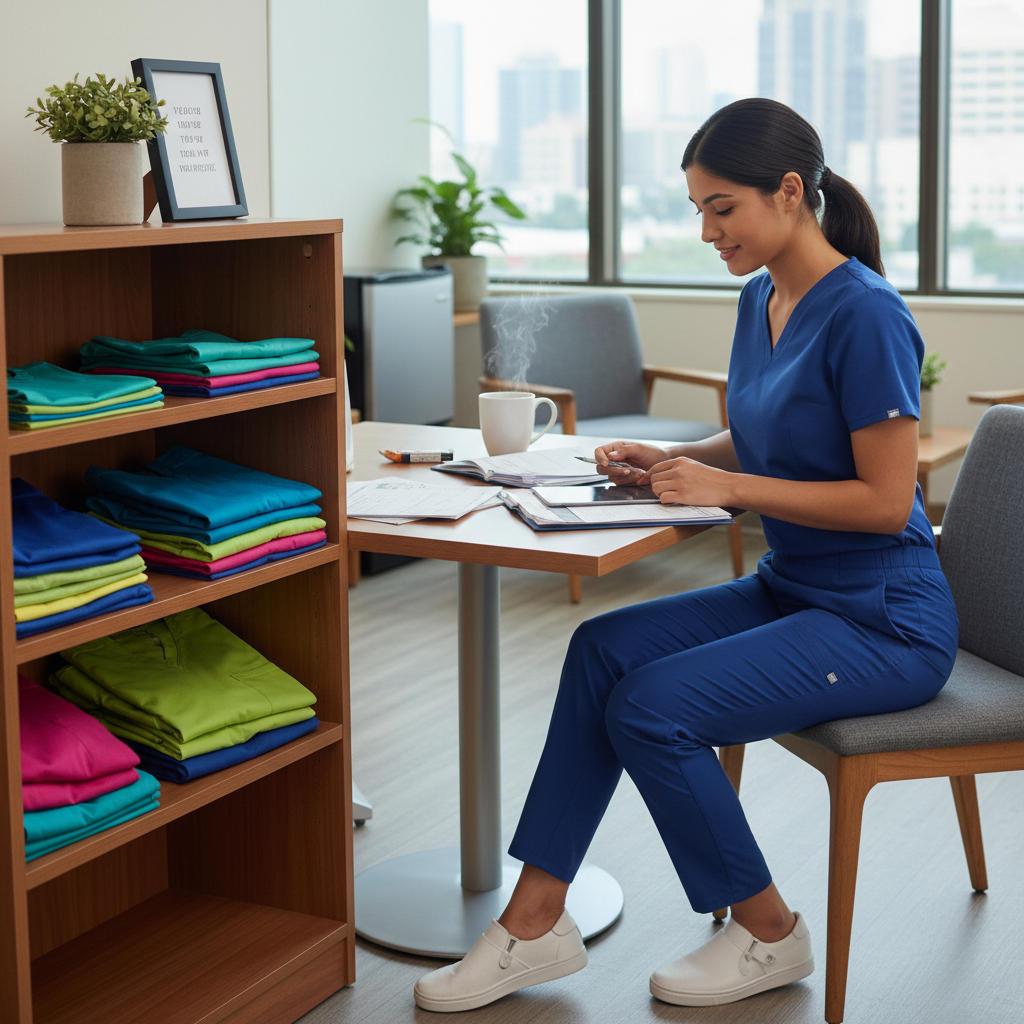 Versatile and Cozy Women's Scrub Pants