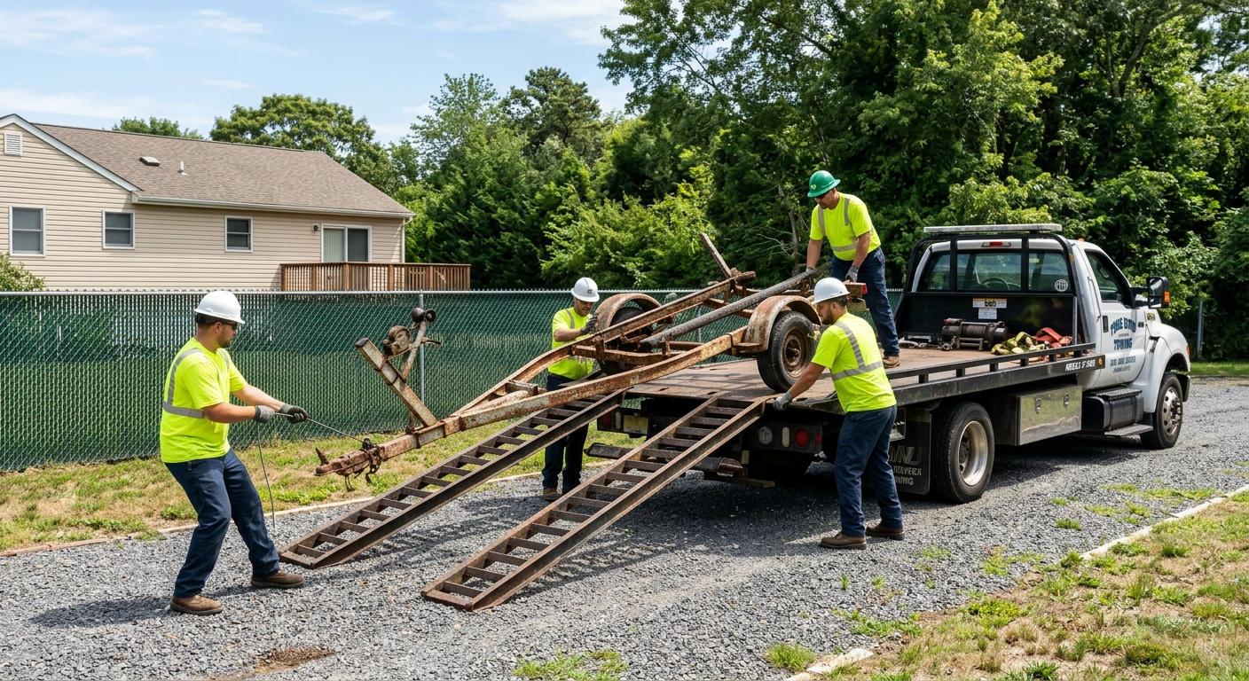 Full Property Clearance and Trailer Towing for Toms River Residents