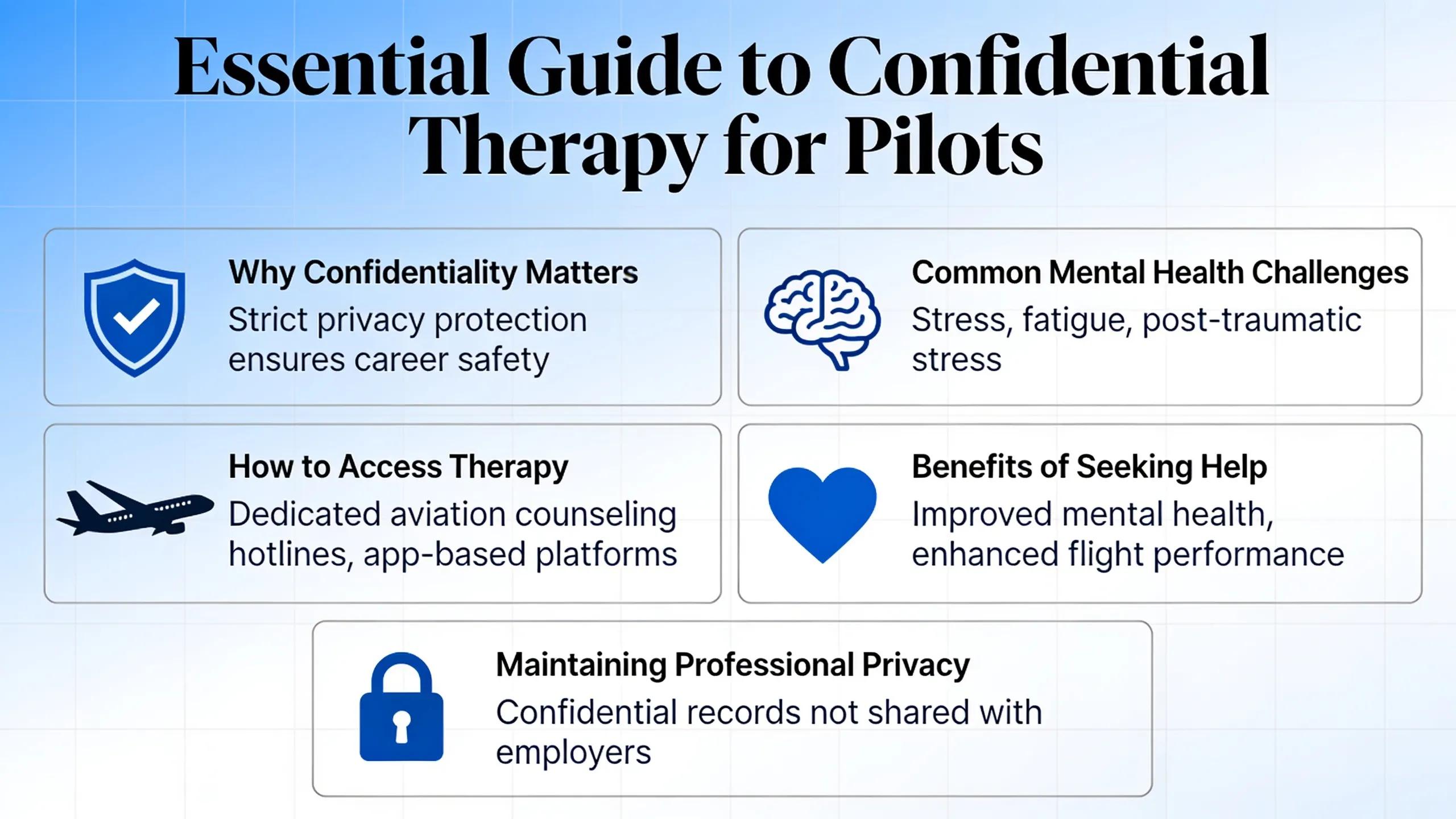 Essential Guide to Confidential Therapy for Pilots Essential Guide to Confidential Therapy for Pilots