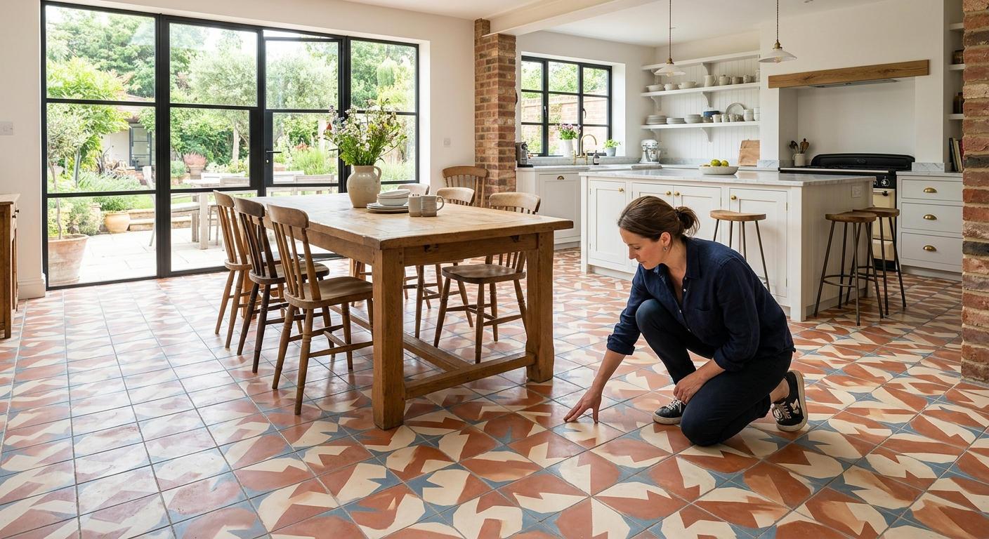 Concrete Floor Tiles That Grow Better Over Time
