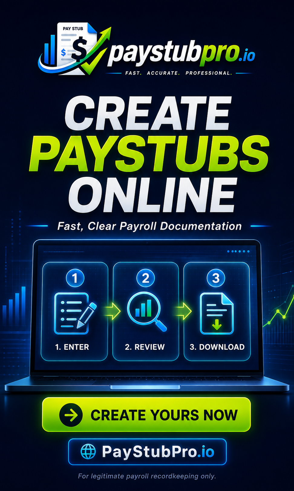 Effortlessly Generate Your Paystub Online
