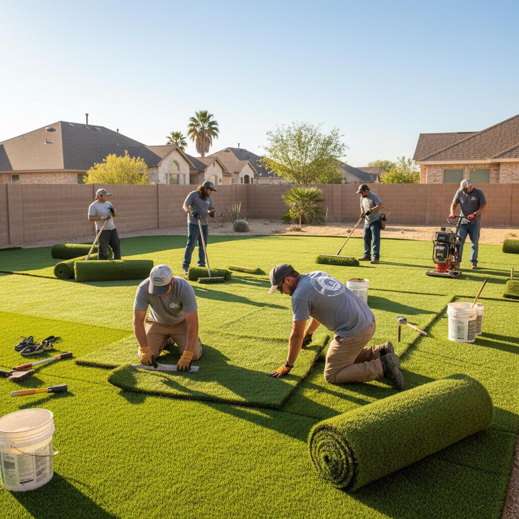 Installation Services for Artificial Grass Putting Greens