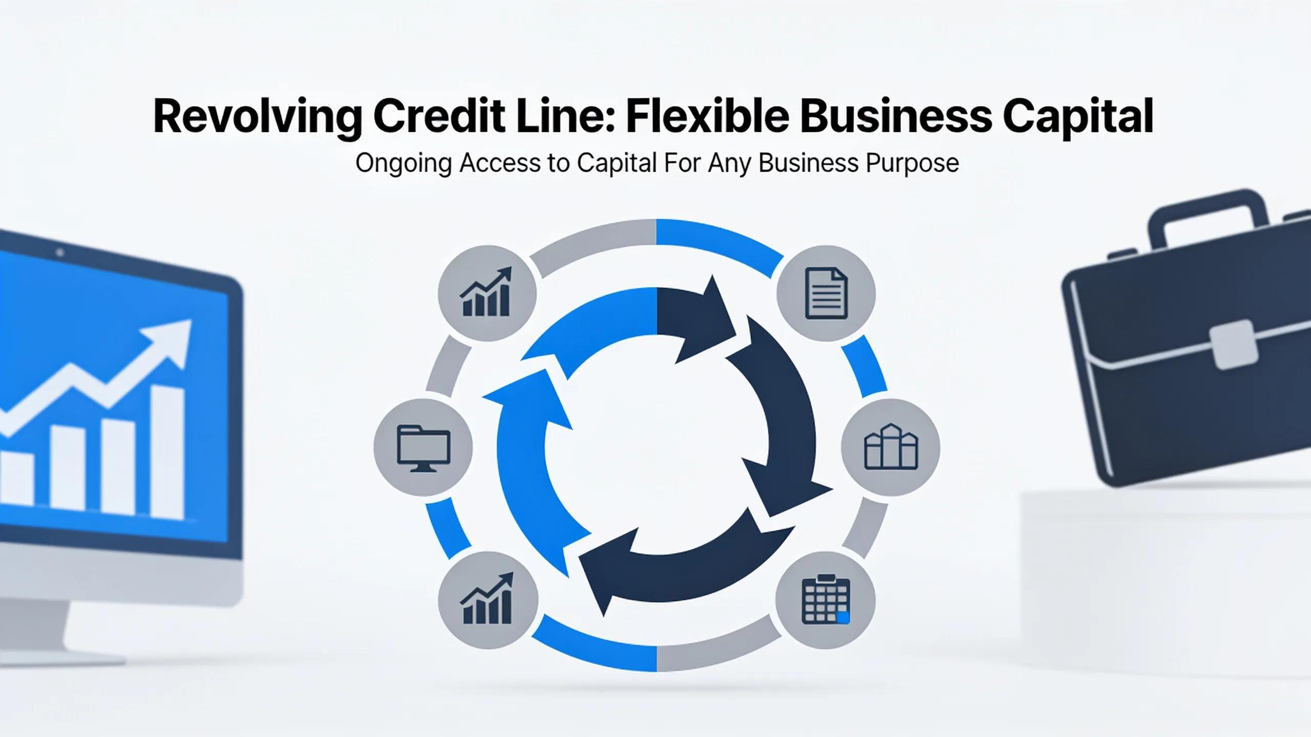 A revolving credit line offers flexible, ongoing access to capital for any business purpose. stock
