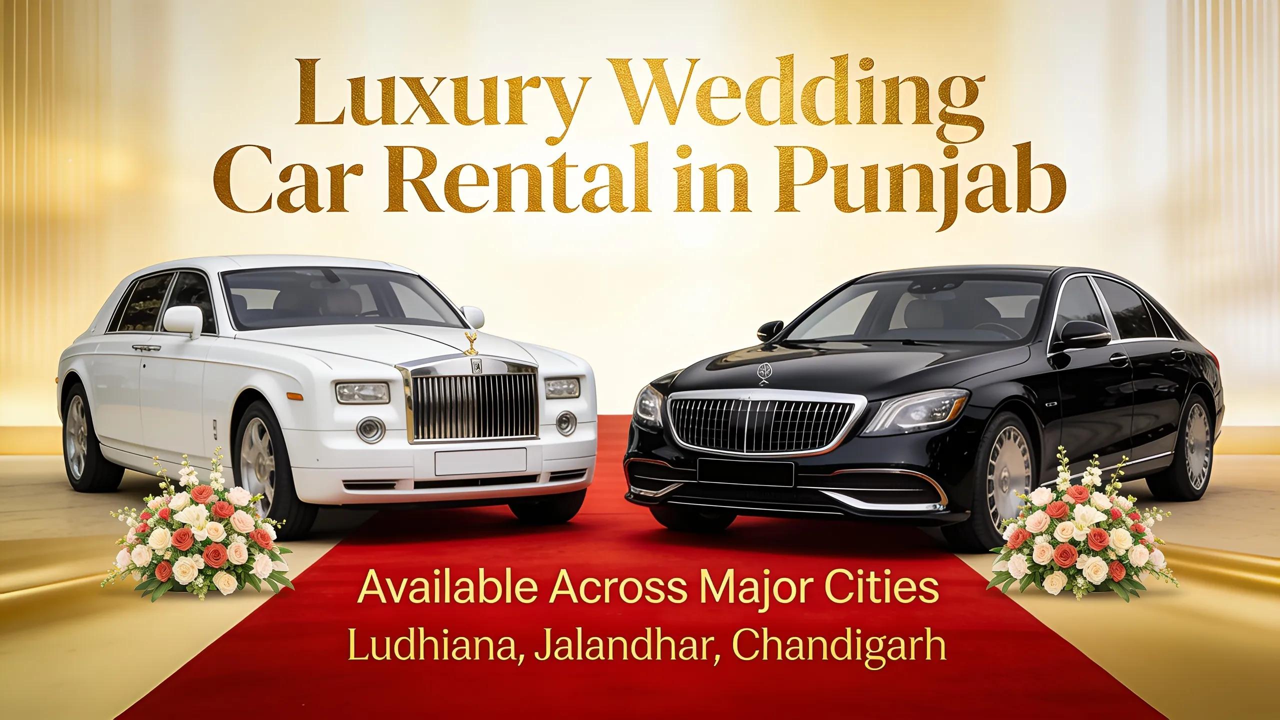 Luxury Car Rentals for Weddings Punjab