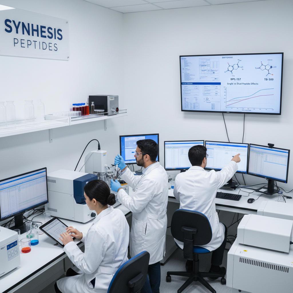Single Compound vs Dual Peptide Synergy