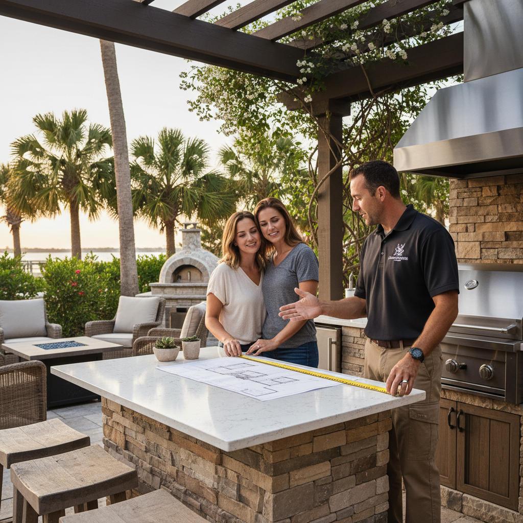 Custom Outdoor Kitchen Design