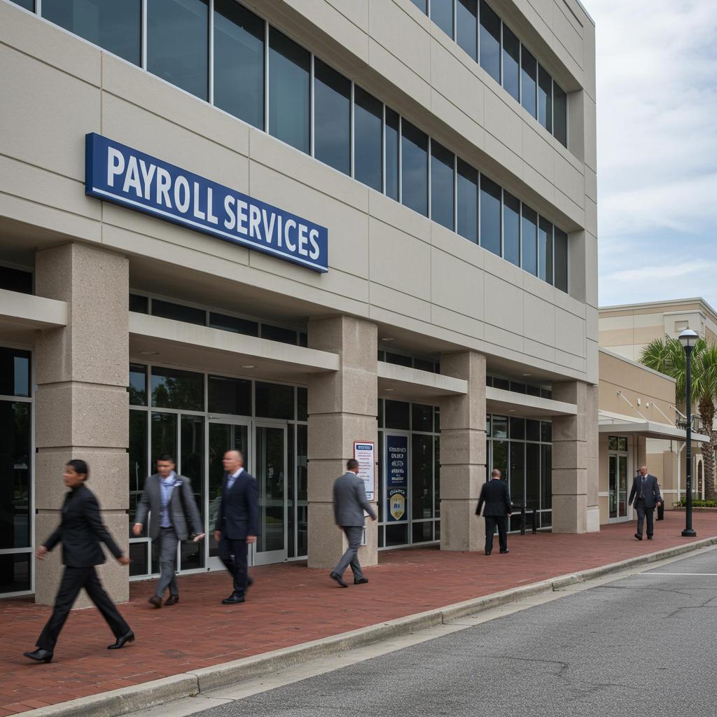 Small business owner enjoying the benefits of outsourced payroll services in Clermont, FL Small business owner enjoying the benefits of outsourced payroll services in Clermont, FL