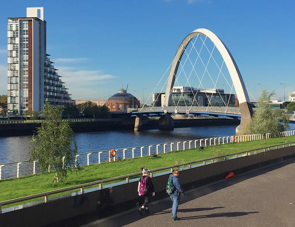 View of Glasgow city centre representing personal injury claims in Scotland.