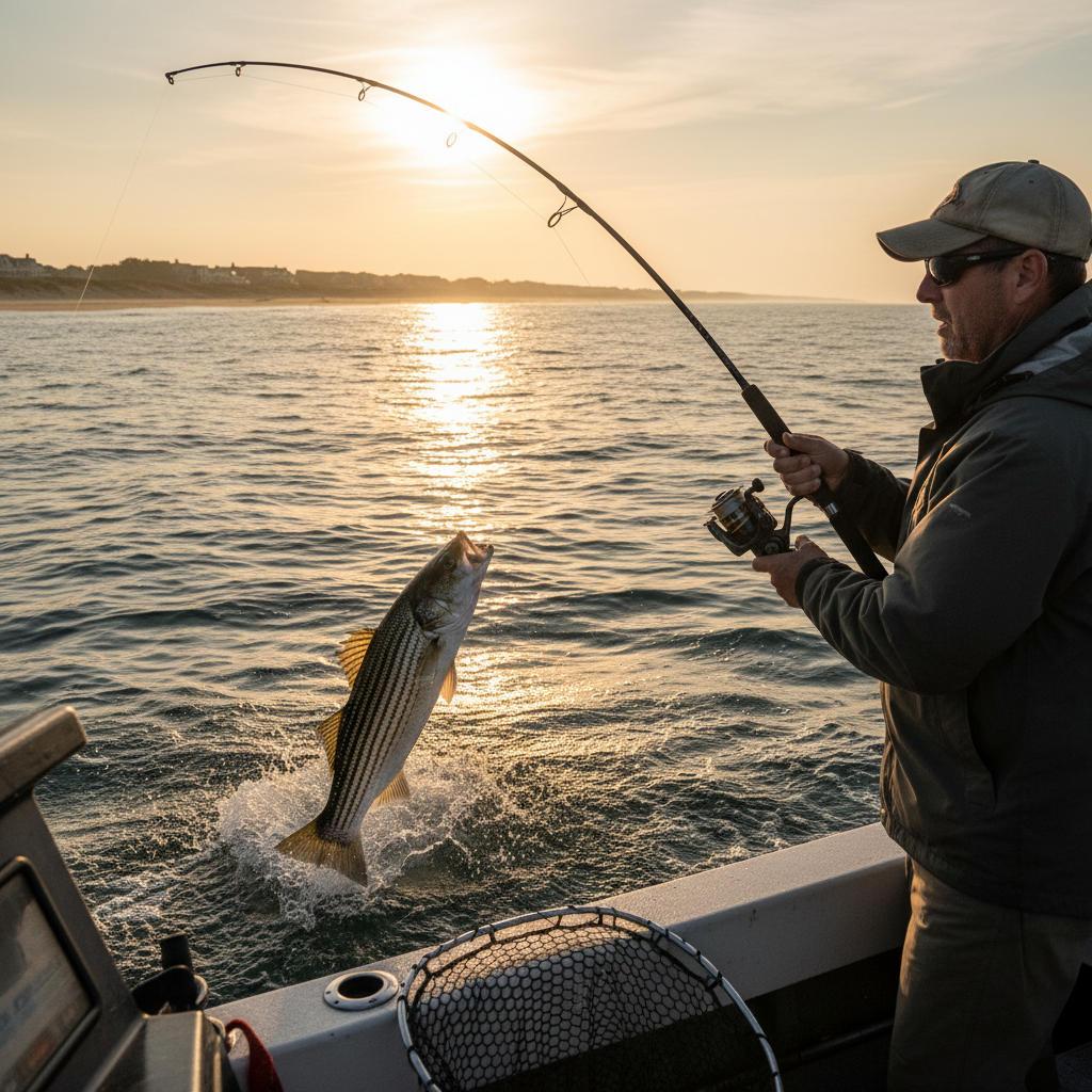 Striped Bass Charters: Inshore Fun