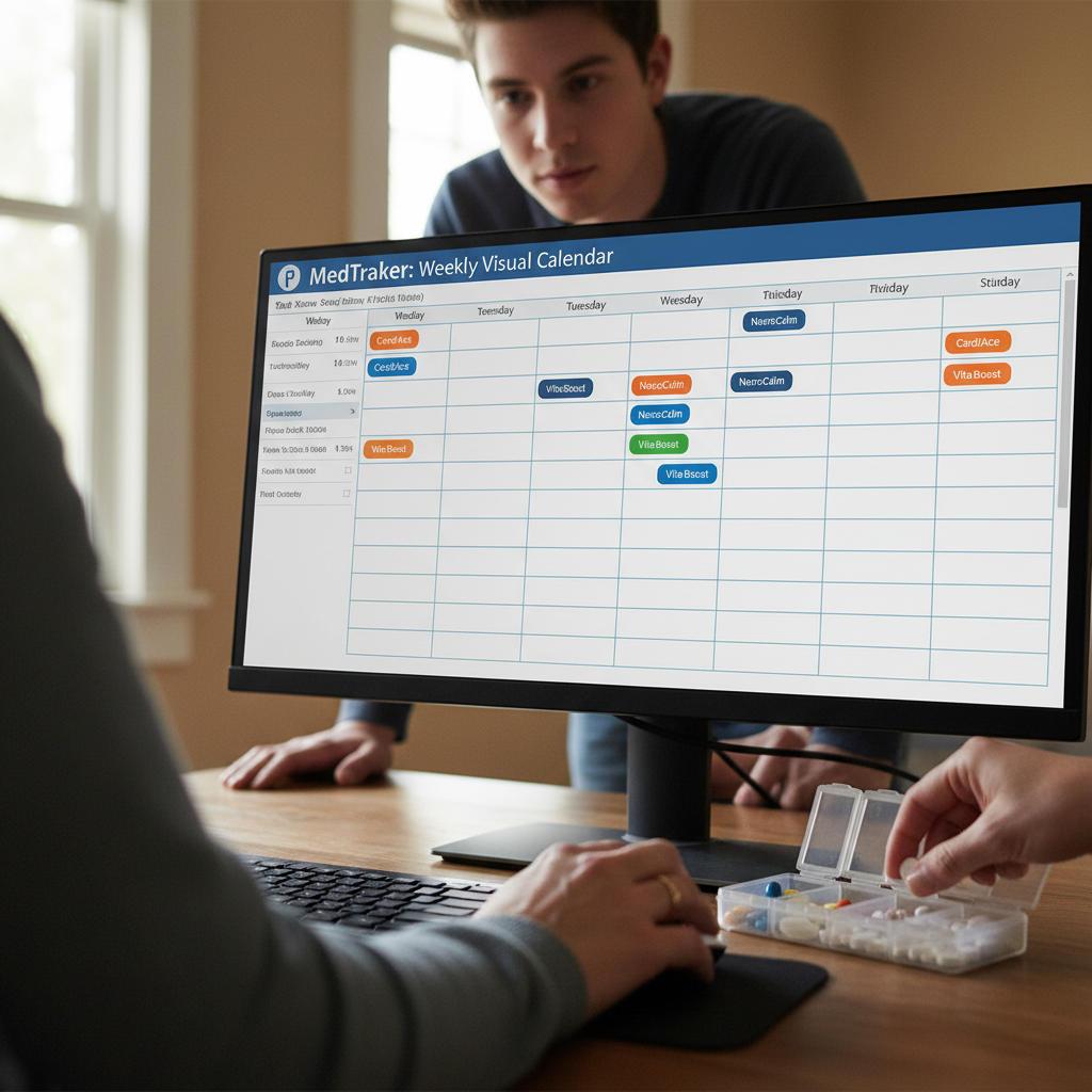 Weekly Visual Calendar for Easy Tracking