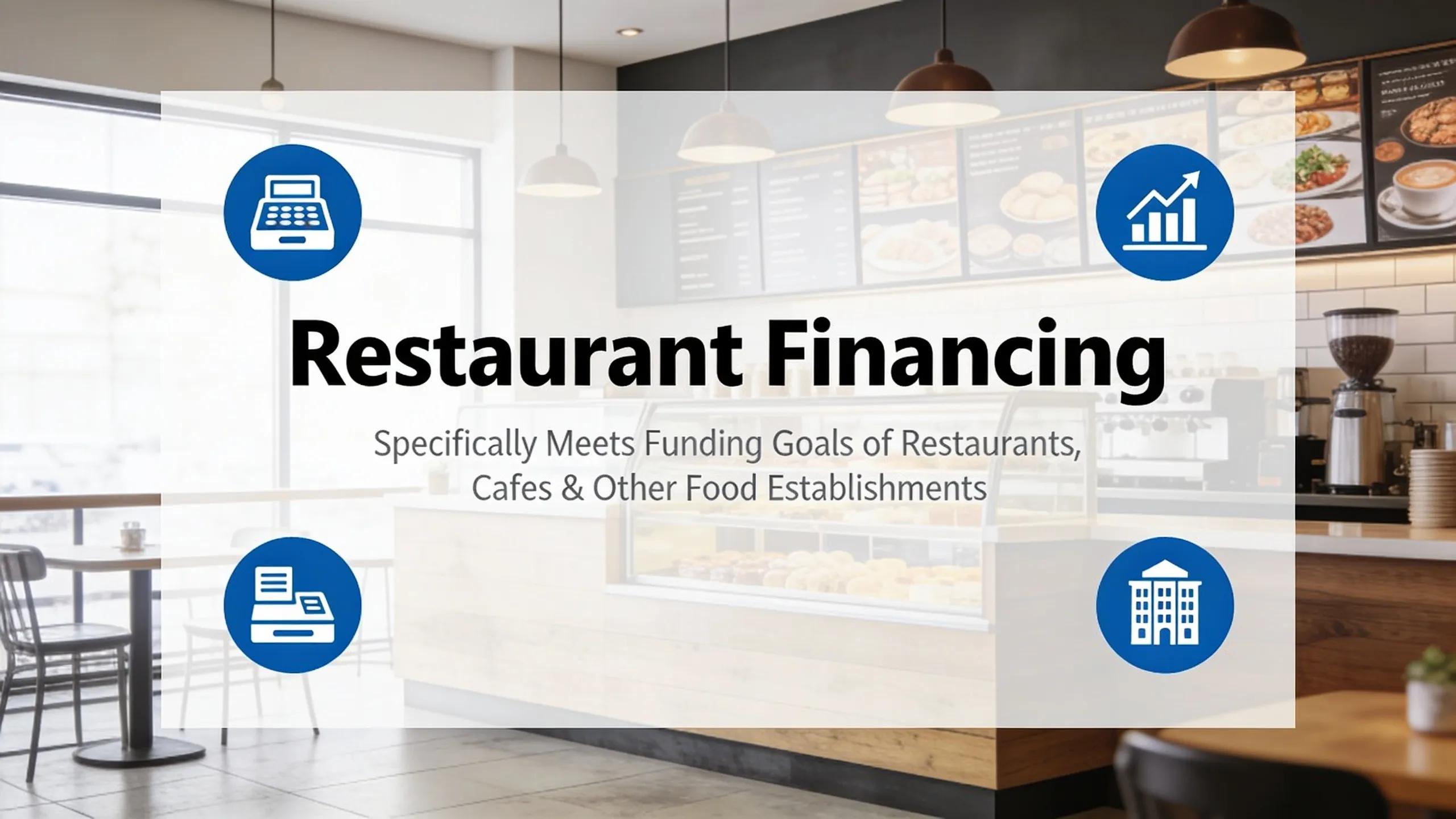Restaurant financing exists specifically to meet the funding goals of restaurants, cafes, and other food