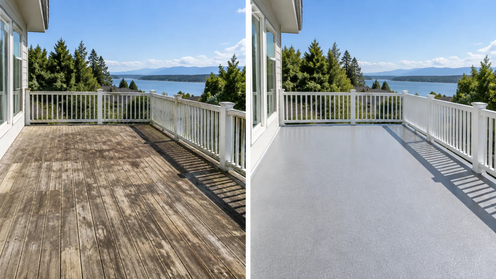 Tufdek installation by Vasco Property Services on the Eastern Shore