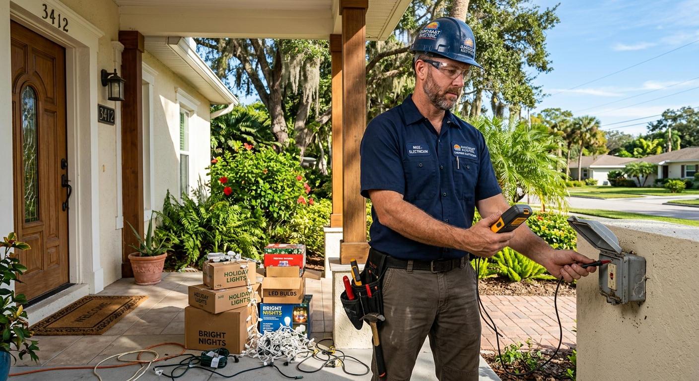 Exterior Circuits and Outdoor Outlet Readiness for Seasonal Displays