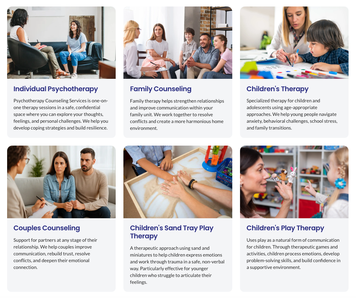 Child and Adolescent Therapy