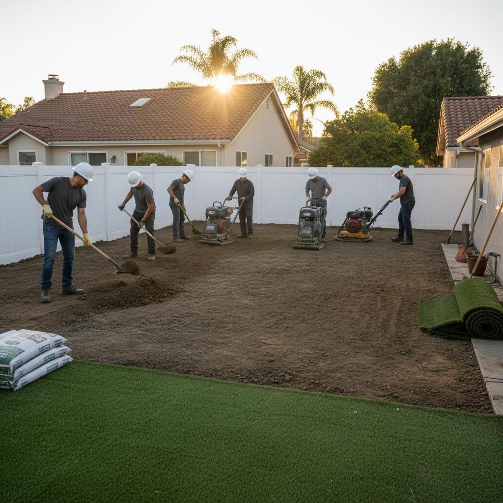 Foundation Preparation for Synthetic Turf