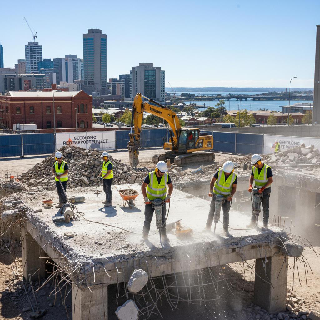 Concrete Demolition and Site Preparation