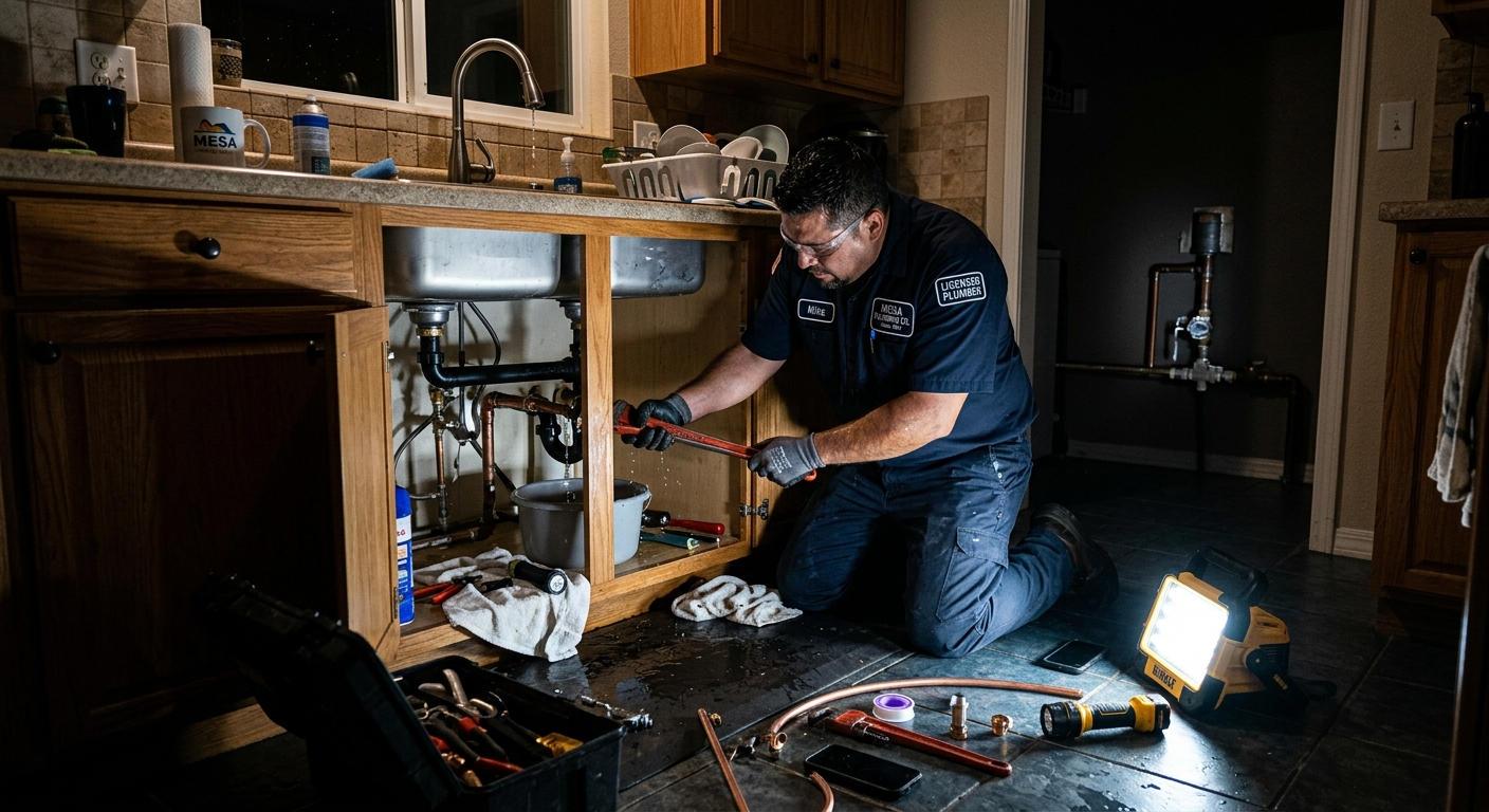 Around-the-Clock Urgent Plumbing Help in Mesa and Beyond