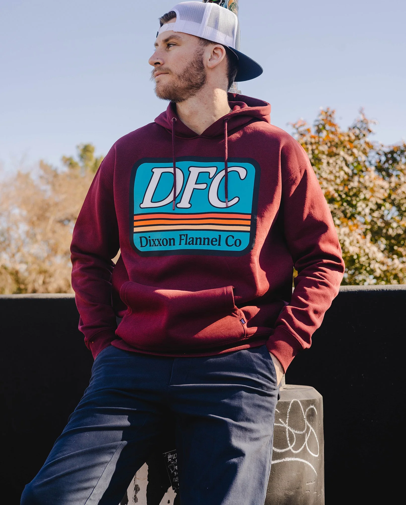 Steeze Pullover Hoodie - Maroon
